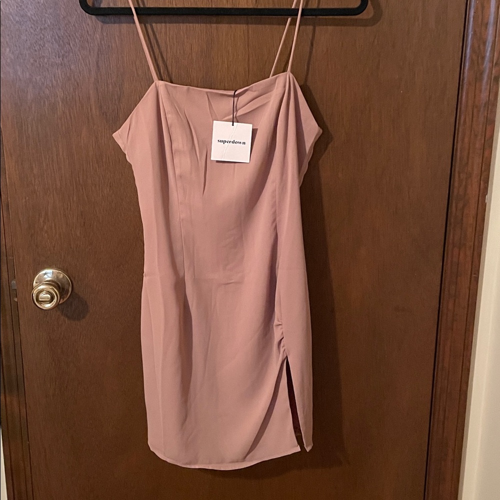 Superdown Blush Pink Mini Dress